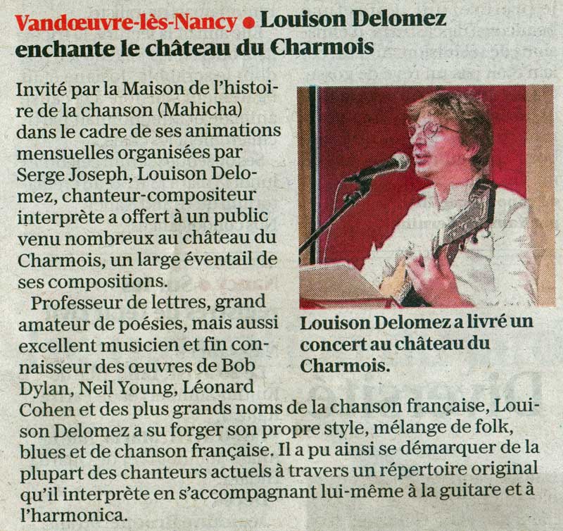 2024 05 10 Louison Delomez enchante le château du Charmois