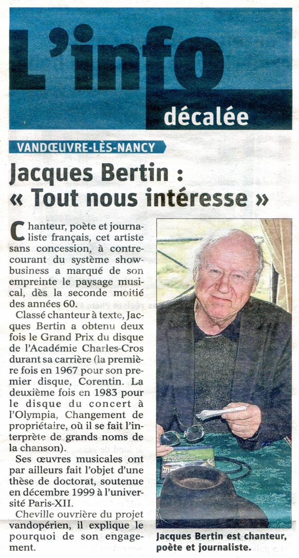 2022 05 03 Jacques Bertin Tout nous intéresse